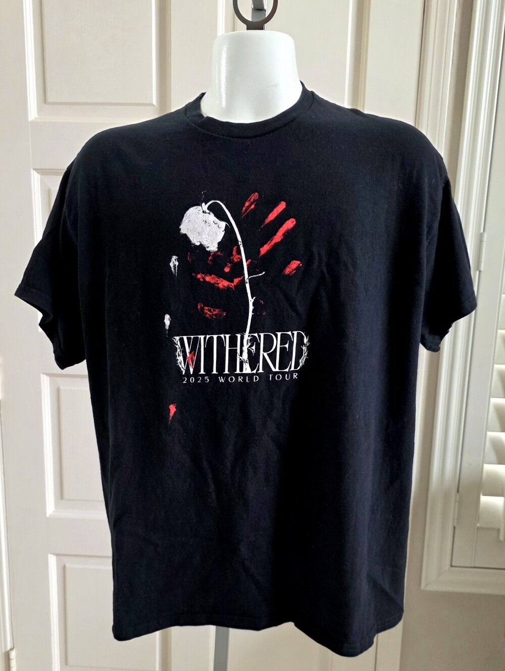 d4vd Withered 2025 World Tour official Licensed Merch (FINAL TOUR) concert XL ra
